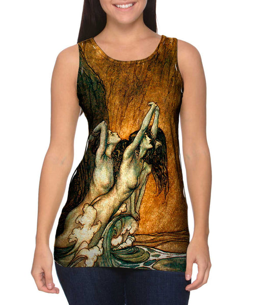 Arthur Rackham - "The Rhines Fair Children" (1910) Womens Tank Top