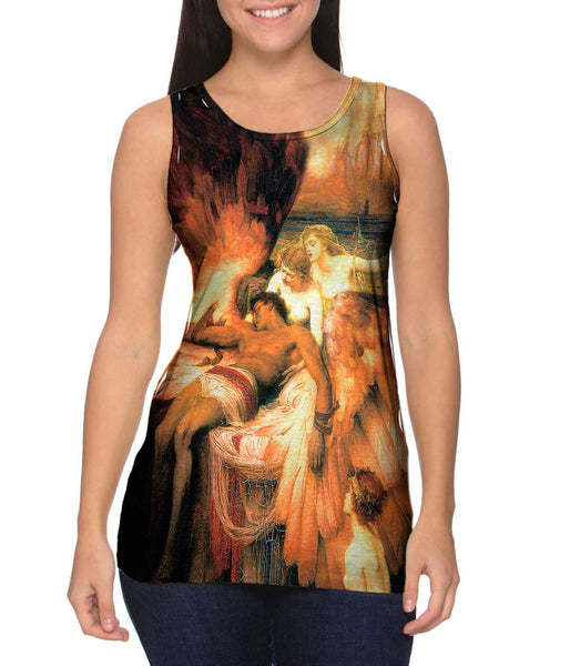 Herbert Draper - "The Lament Of Icarus" (1898) Womens Tank Top