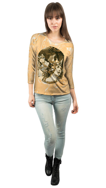 "Victorian Devil"&nbsp;Womens 3/4 Sleeve