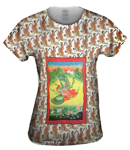 India - "Vishnu And Lakshmi Riding Garuda"