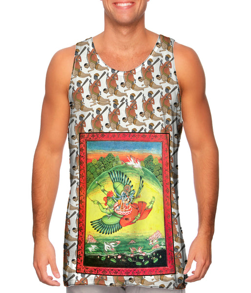 India - "Vishnu And Lakshmi Riding Garuda"&nbsp;Mens Tank Top
