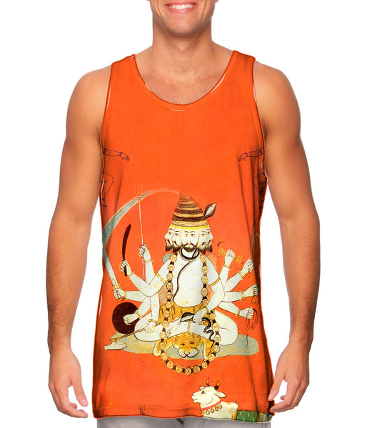 India - "Shiva With Sacred Bull"&nbsp;Mens Tank Top