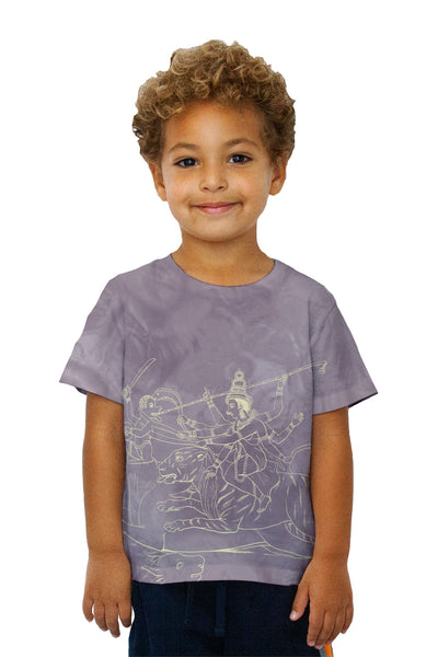 Kids India - "Durga Slaying Mahishasura"&nbsp;Kids T-Shirt