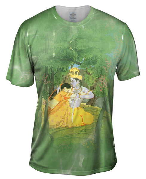 Indian - "Krishna and Radha 2" Mens T-Shirt