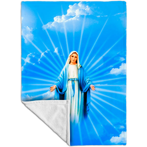 Blessed Virgin Mary Fleece Blanket