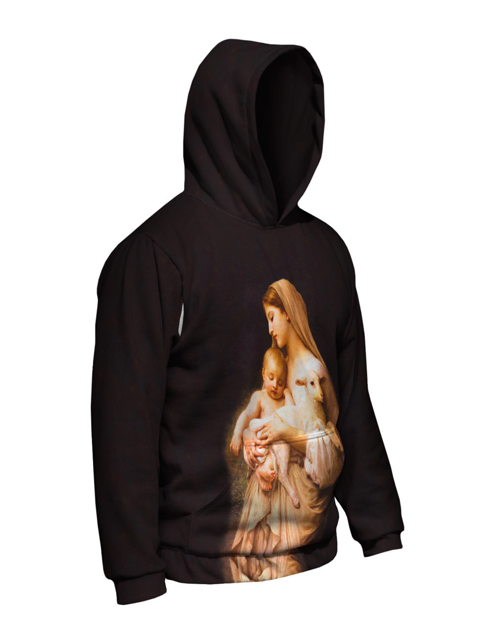 Virgin Mary Jesus and a lamb