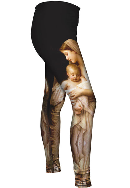 "Virgin Mary Jesus and a lamb"&nbsp;Womens Leggings