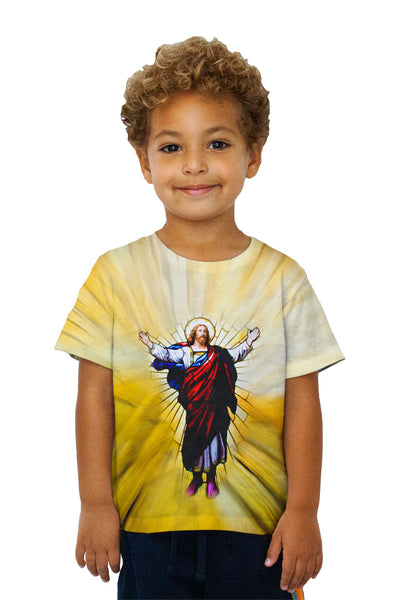 Kids "Stained Glass Christ"&nbsp;Kids T-Shirt