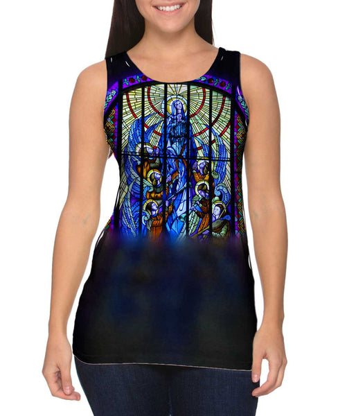 "Stained Glass Church" Womens Tank Top