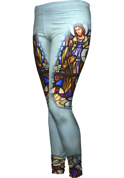 "Birth Of Jesus"&nbsp;Womens Leggings