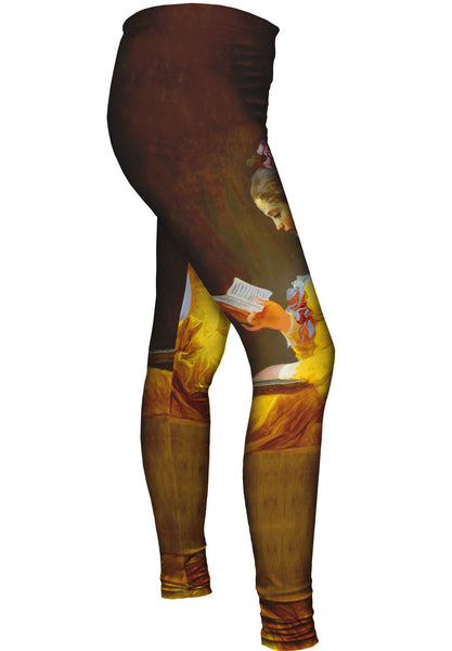 Jean Honore Fragonard - "The Reader" (1776) Womens Leggings