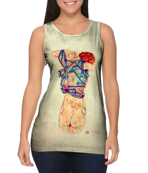 Egon Schiele - "Woman Undressing" (1914)&nbsp;Womens Tank Top