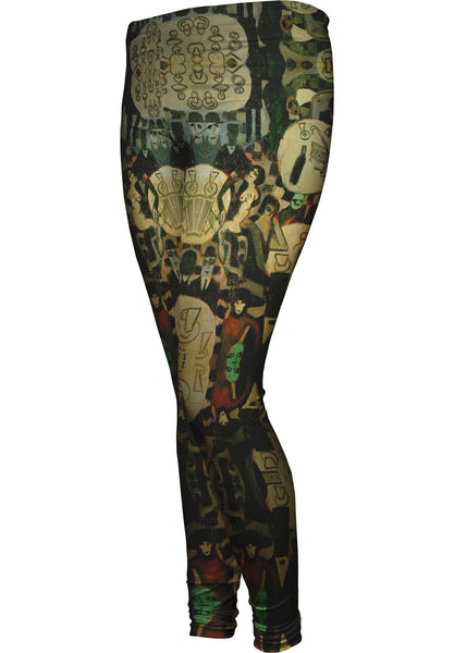 Salvador Dali - "Cabaret Scene" (1922) Womens Leggings