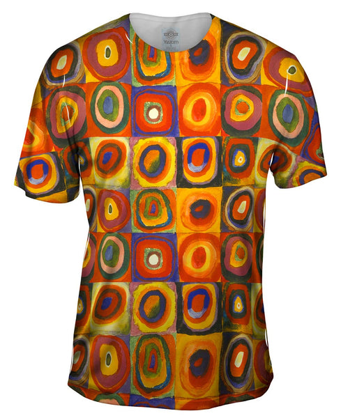 Vassili Kandinski - "Squares with Concentric Circles" (1913) Mens T-Shirt