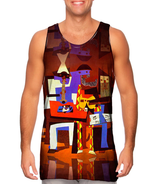 Pablo Picasso - "Three Musicians" (1921) Mens Tank Top