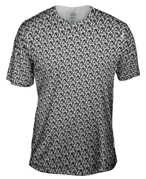 M.C.Escher - "Eight Heads" Mens T-Shirt