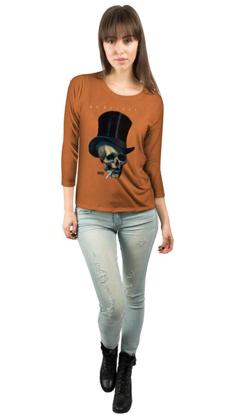M.C.Escher - "Smoking Warning" (1917) Womens 3/4 Sleeve