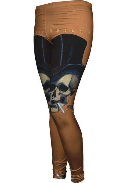 M.C.Escher - "Smoking Warning" (1917)&nbsp;Womens Leggings