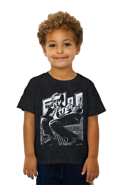 Kids M.C.Escher - "Self Portrait in a Chair" (1920) Kids T-Shirt