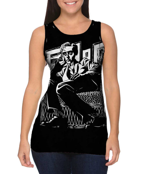 M.C.Escher - "Self Portrait in a Chair" (1920)&nbsp;Womens Tank Top