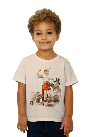 Kids Norman Rockwell - "The Circus Barker" (1916)