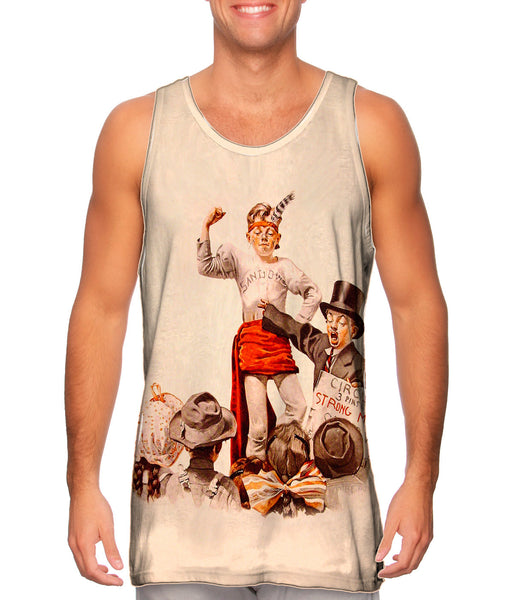 Norman Rockwell - "The Circus Barker" (1916)&nbsp;Mens Tank Top