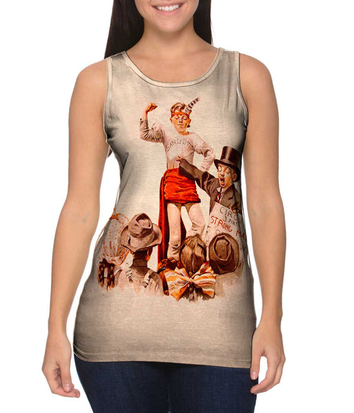 Norman Rockwell - "The Circus Barker" (1916)&nbsp;Womens Tank Top