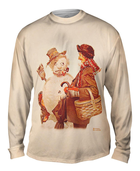 Norman Rockwell - "The Party Favors" (1919) Mens Long Sleeve
