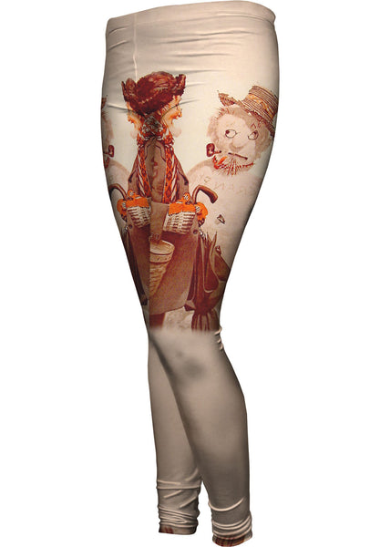 Norman Rockwell - "The Party Favors" (1919)&nbsp;Womens Leggings