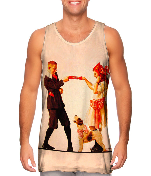 M.C.Escher - "Plane Filling Motif with Human Figures" (1921)&nbsp;Mens Tank Top