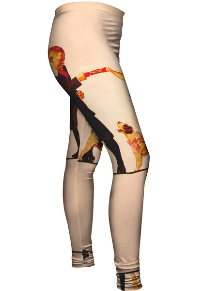 M.C.Escher - "Plane Filling Motif with Human Figures" (1921)&nbsp;Womens Leggings