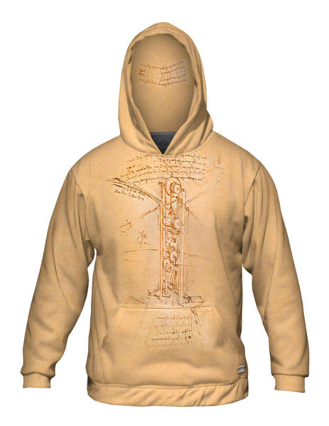 Leonardo DaVinci - "Flying Machine" (1487) Mens Hoodie Sweater