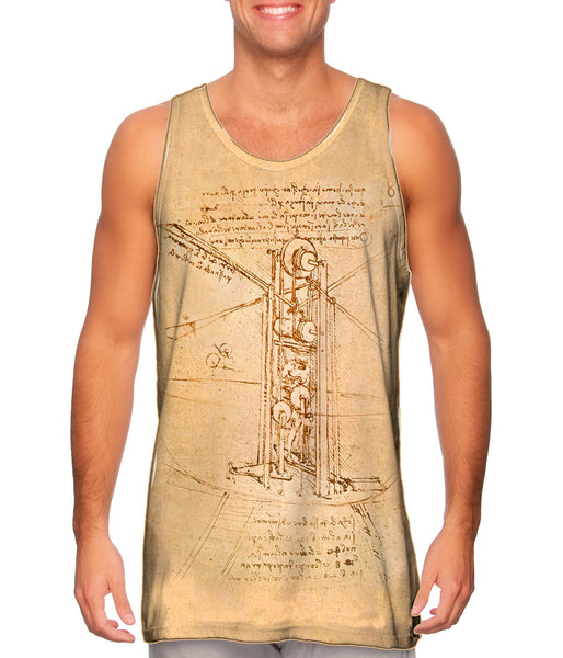 Leonardo DaVinci - "Flying Machine" (1487)&nbsp;Mens Tank Top