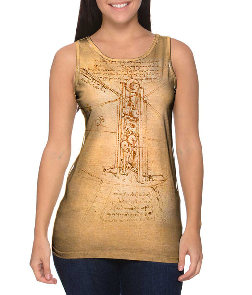 Leonardo DaVinci - "Flying Machine" (1487)&nbsp;Womens Tank Top