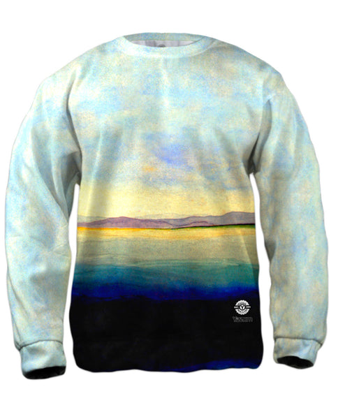 M.C.Escher - "The Sea at the Mouth of the Ebro" (1922) Mens Sweatshirt
