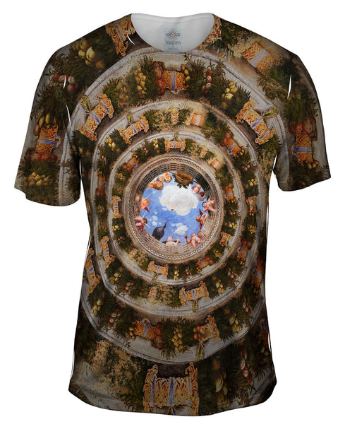 Andrea Mantegna - "Ceiling of the Camera Picta" (1470) Mens T-Shirt