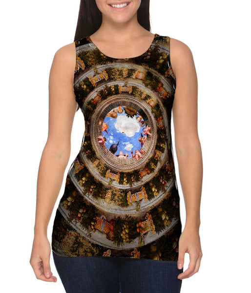 Andrea Mantegna - "Ceiling of the Camera Picta" (1470) Womens Tank Top