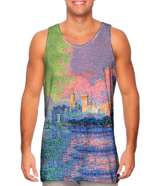 Paul Signac - "The Papal Palace at Avignon" (1900)&nbsp;Mens Tank Top