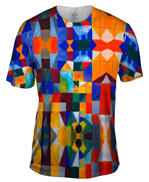 Paul Klee - "Cityscape with Yellow Windows" (1919) Mens T-Shirt