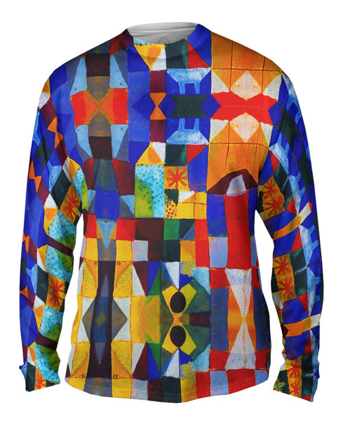 Paul Klee - "Cityscape with Yellow Windows" (1919) Mens Long Sleeve