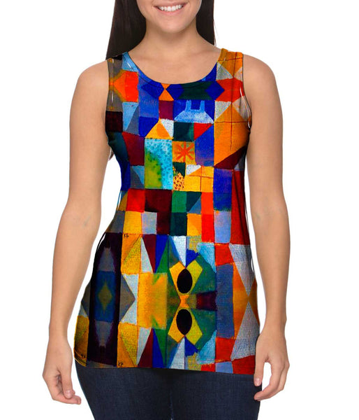 Paul Klee - "Cityscape with Yellow Windows" (1919) Womens Tank Top
