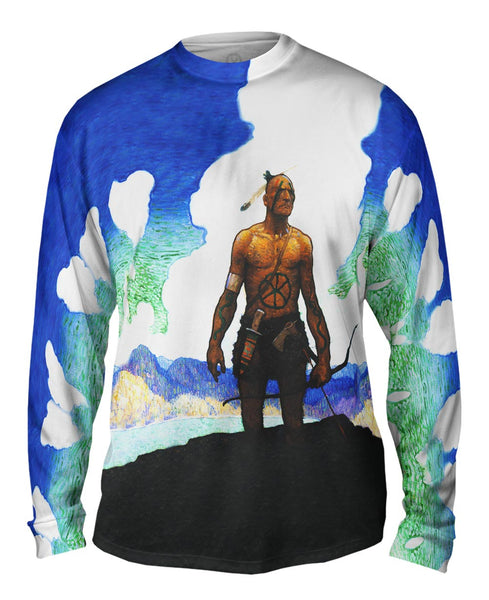 NC Wyeth - "Last of the Mohicans" (1919) Mens Long Sleeve