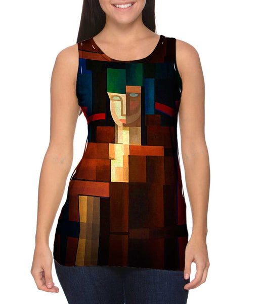 Emilio Pettoruti - "La Senorita del Sombre Verde" (1919)&nbsp;Womens Tank Top