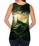 Carl Blechen - "Stormy Sea with Lighthouse" (1826)