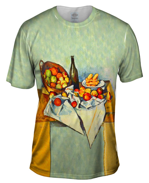 Paul Cezanne - "Basket of Apples" (1893) Mens T-Shirt