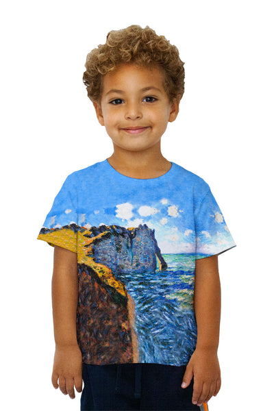 Kids Claude Monet - "The Manneport" (1882) Kids T-Shirt