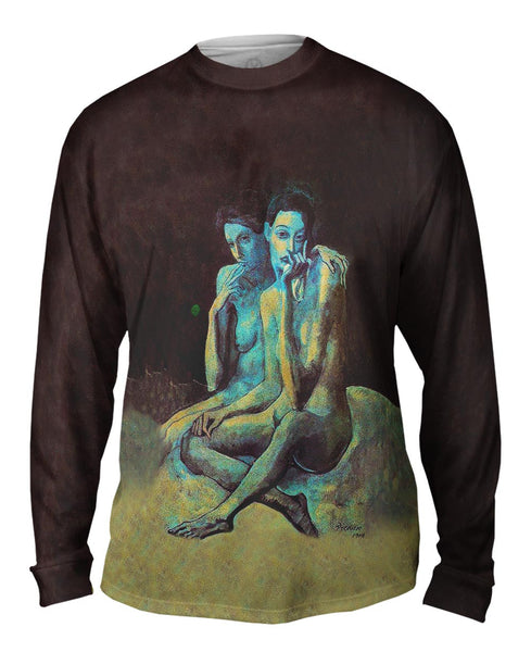 Pablo Picasso - "Two Friends" (1904) Mens Long Sleeve