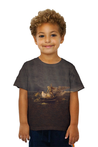 Kids Jose Benlliure and Gil - "La Barca de Caronte" (1919)&nbsp;Kids T-Shirt