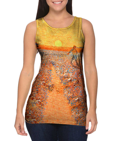 Vincent van Gogh - "The Sower" (1888) Womens Tank Top