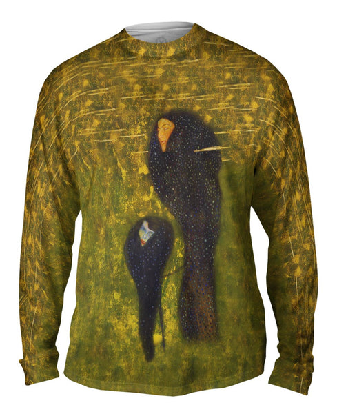 Gustav Klimt - "Mermaids Whitefish" (1899) Mens Long Sleeve